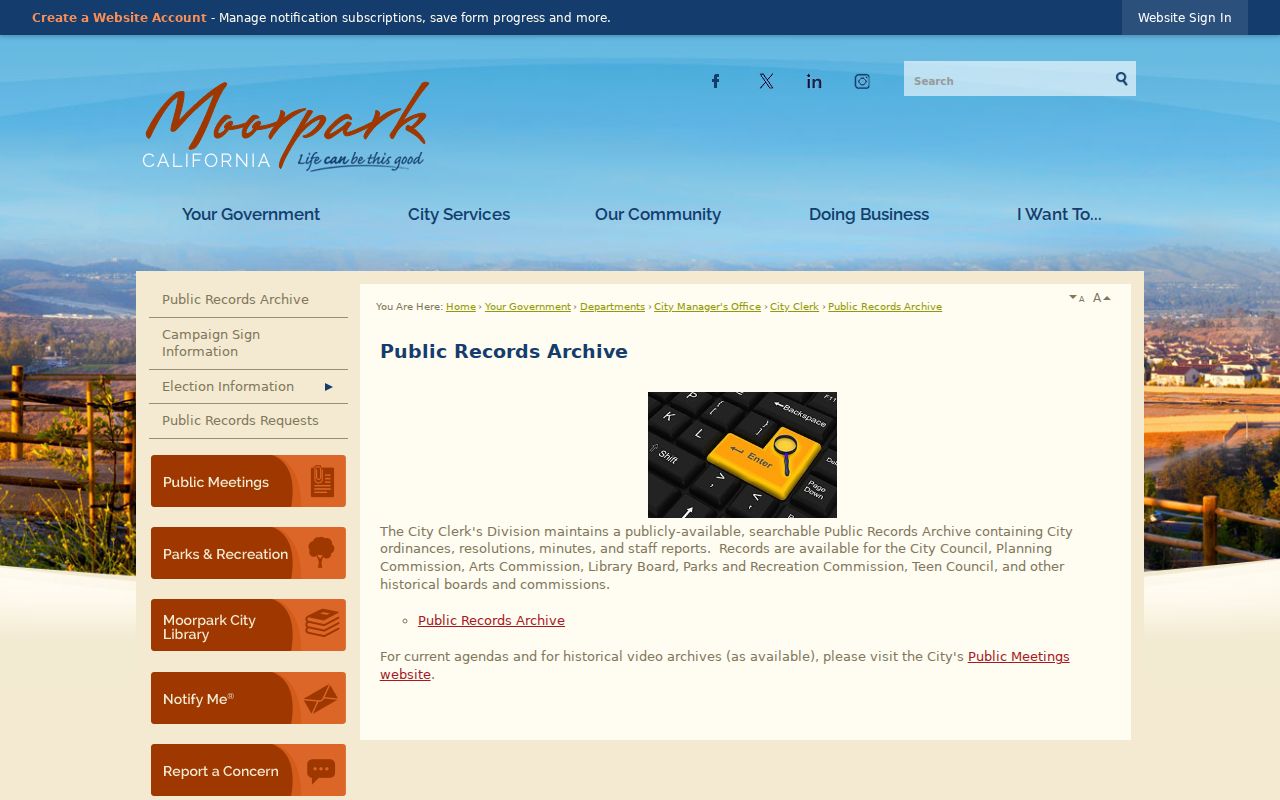 Moorpark residents directory Public Records Archive search