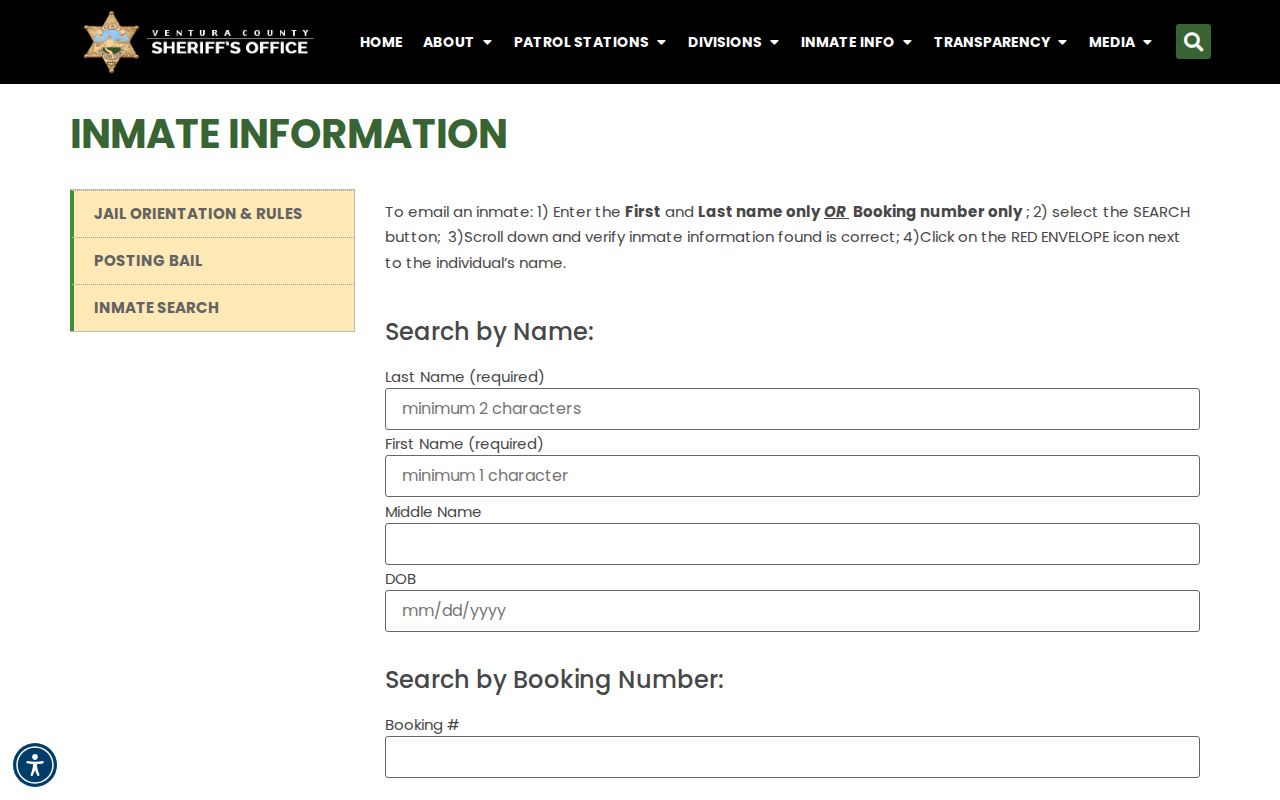 Moorpark neighbors Ventura Sheriff inmate information